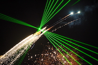 The LLP Airshow is a concept that have been traveling the world for a couple of years. It is an airshow that also involves lasers, LED and pyrotechnics.