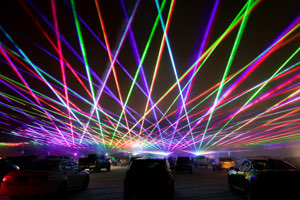 Rockin' Drive-In Laser Show - Beams